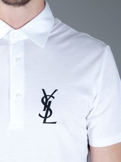 ysl mens white shirt|YSL shirt price.